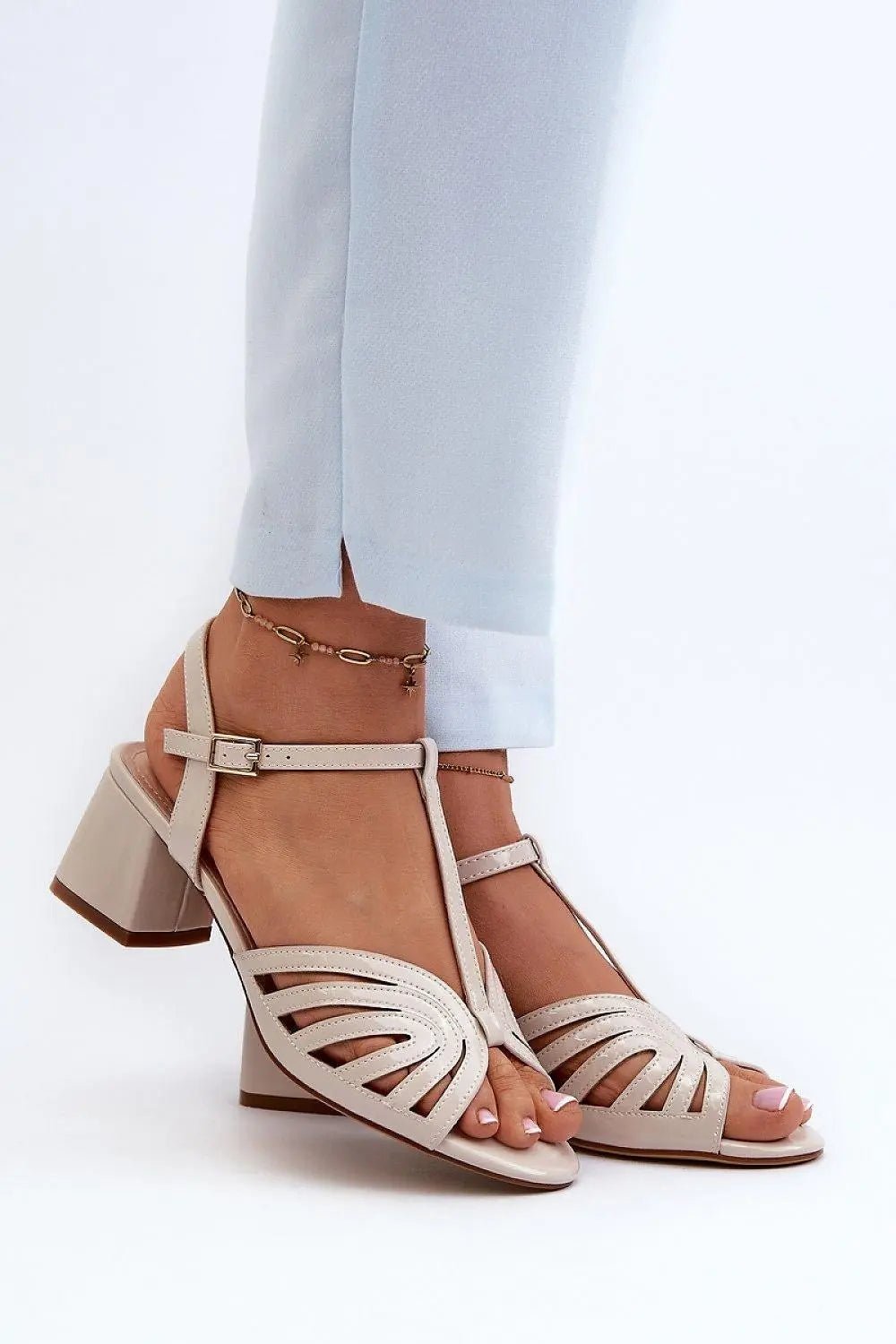 Heel sandals model 198815 Step in style - Honesty Sales