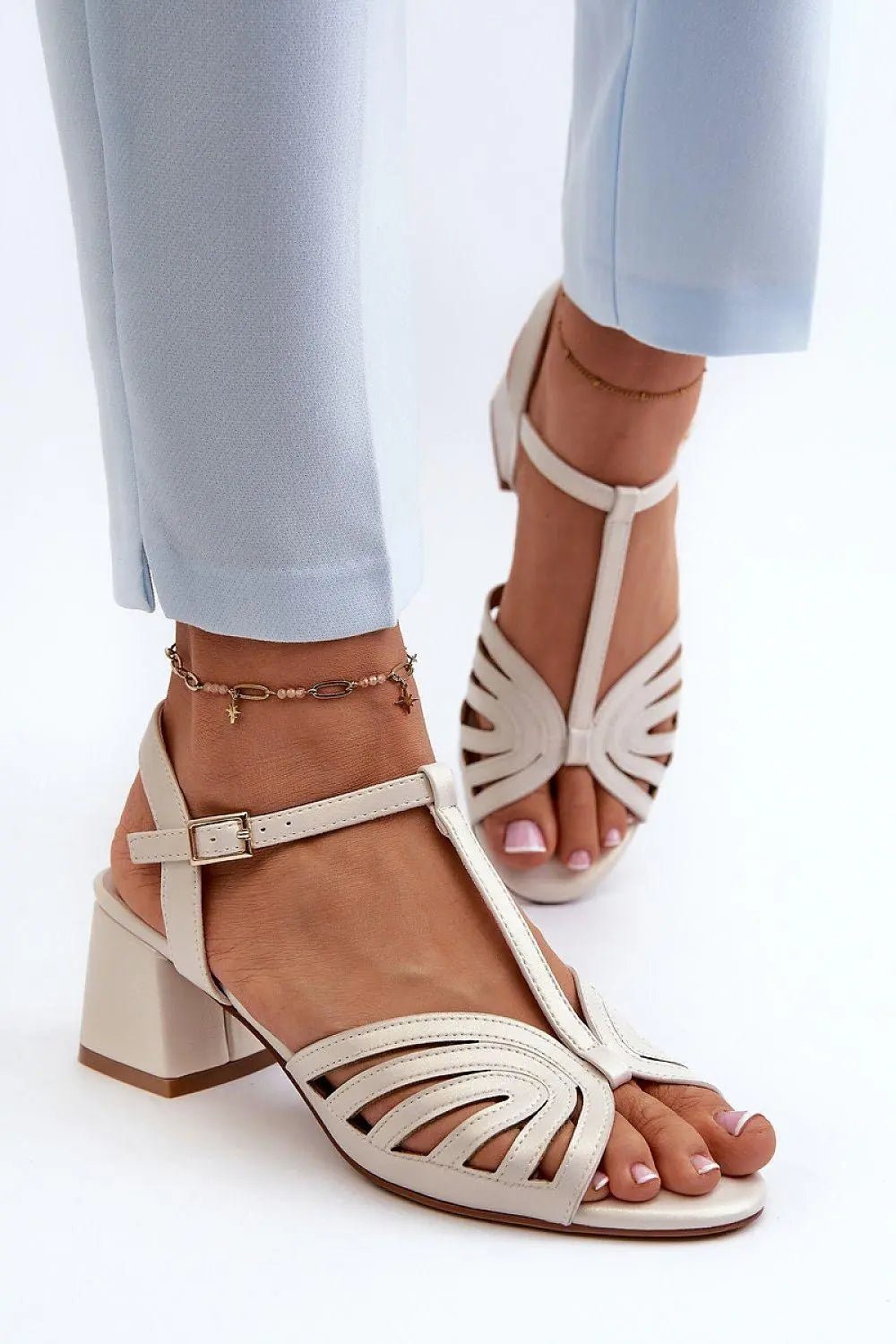 Heel sandals model 198815 Step in style - Honesty Sales