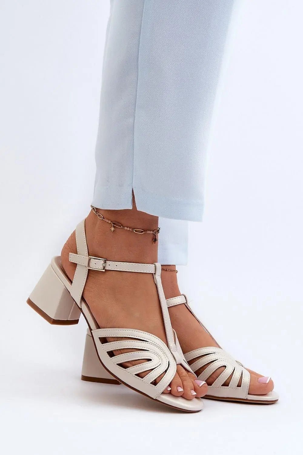 Heel sandals model 198815 Step in style - Honesty Sales
