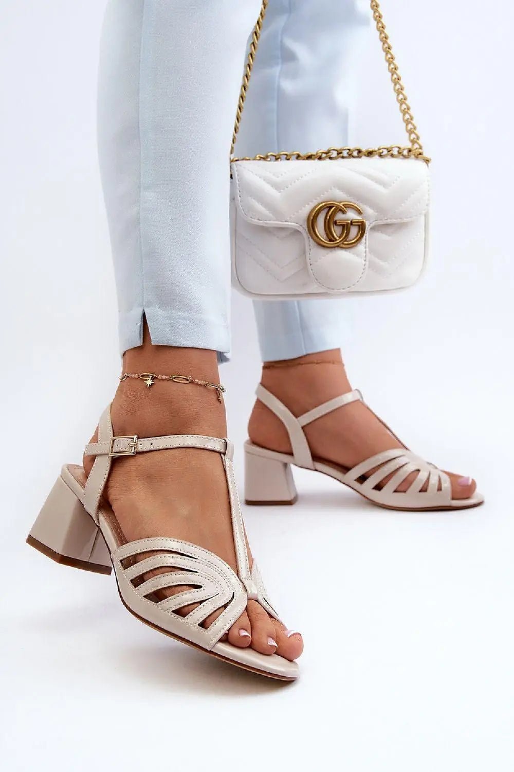Heel sandals model 198815 Step in style - Honesty Sales