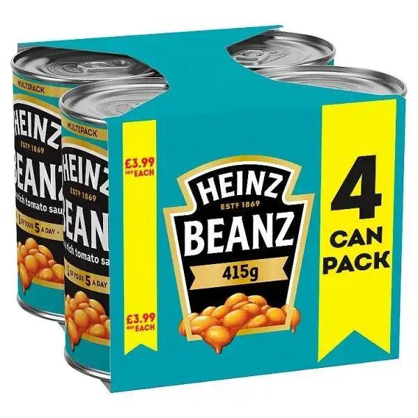 Heinz Beanz in a Rich Tomato Sauce 4 x 415g (Case of 6) - Honesty Sales