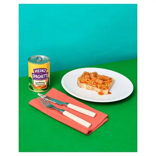 Heinz Spaghetti Richmond Pork Sausages 400g (Case of 6) - Honesty Sales