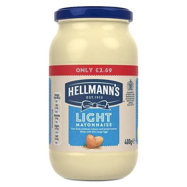 Hellmann's Mayonnaise Light 400g (Case of 6) - Honesty Sales