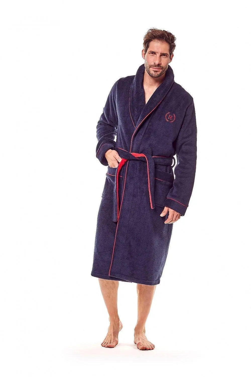 Henderson grey colour bathrobe - Honesty Sales