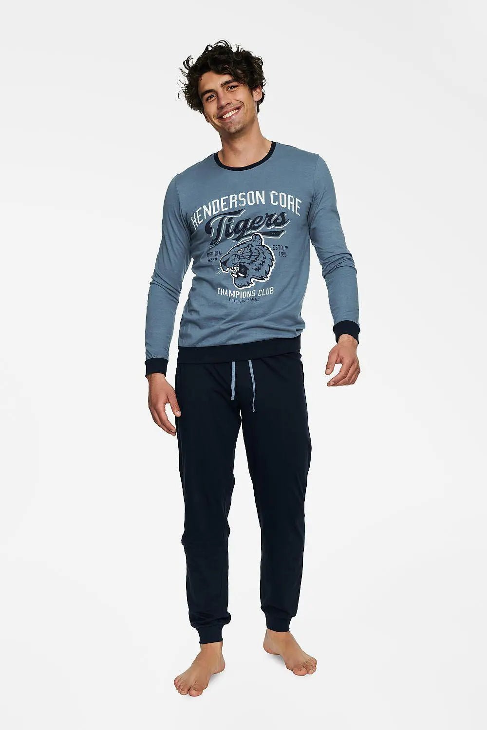 Henderson long-sleeved T-shirt men's pajamas - Honesty Sales