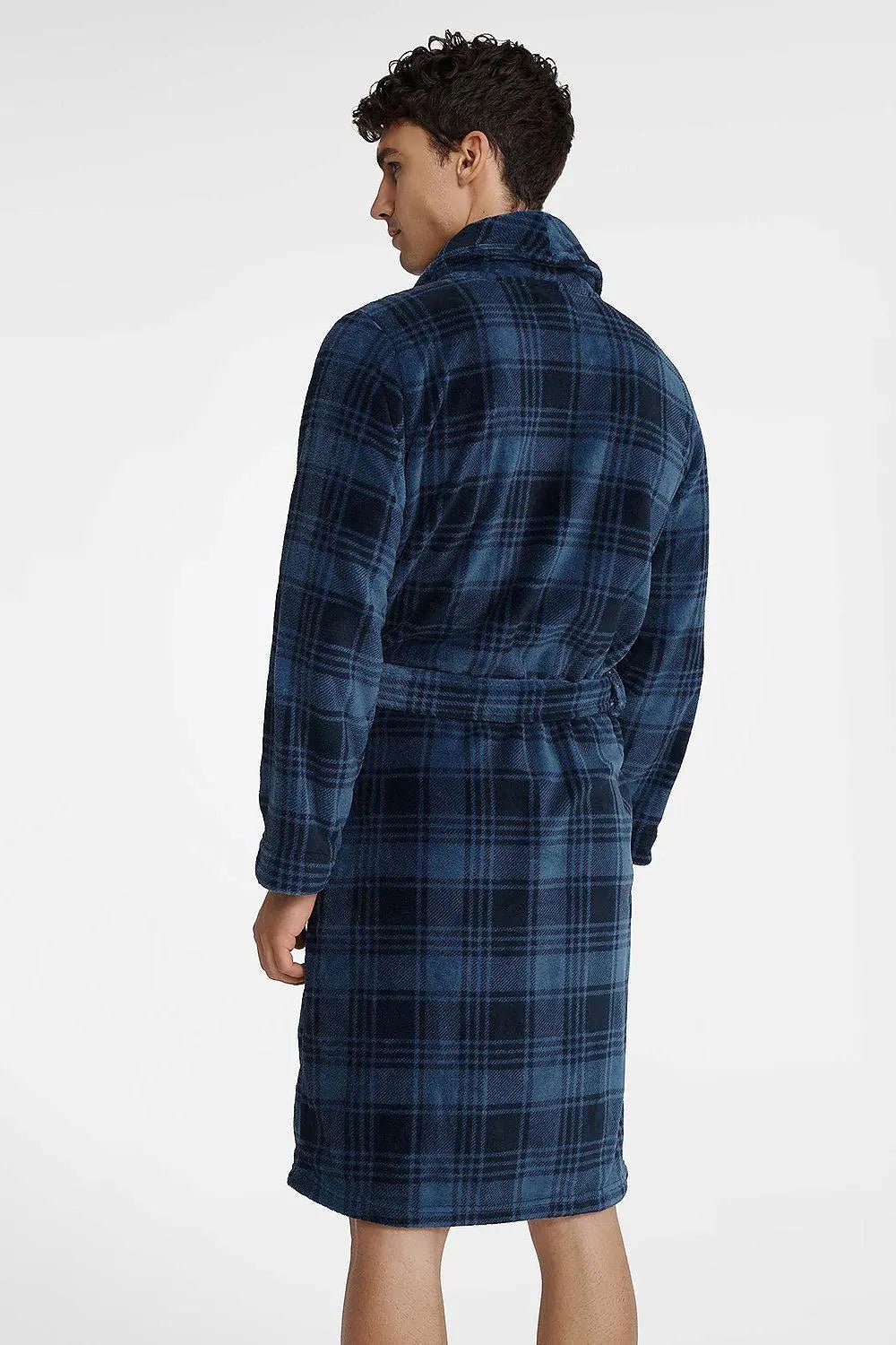 Henderson men's hoodless bathrobe - Honesty Sales
