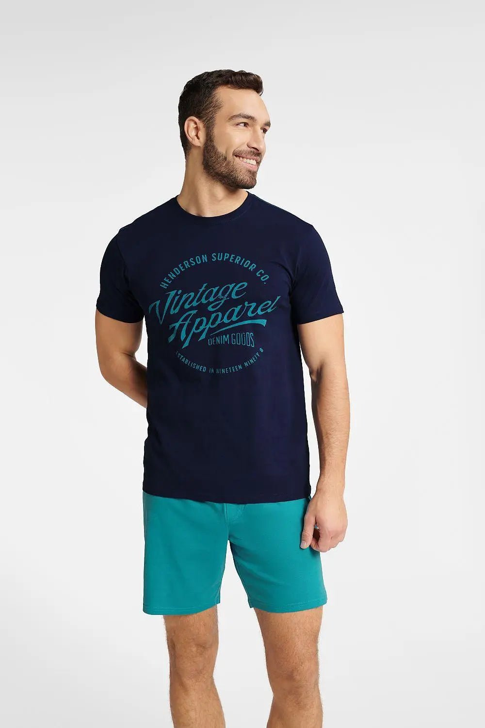 Henderson mens shirt and shorts pajamas - Honesty Sales