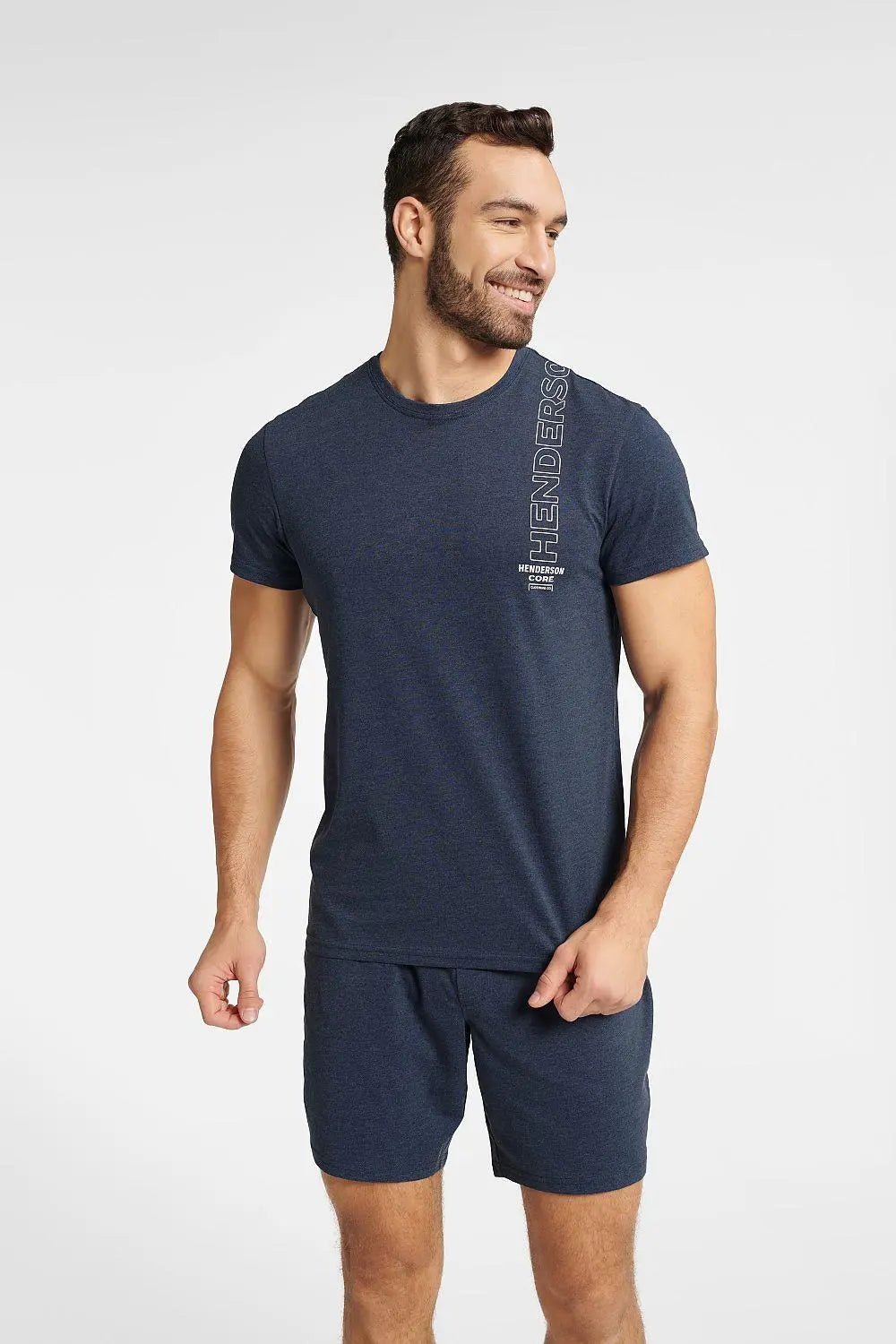 Henderson navy blue men's pajamas - Honesty Sales