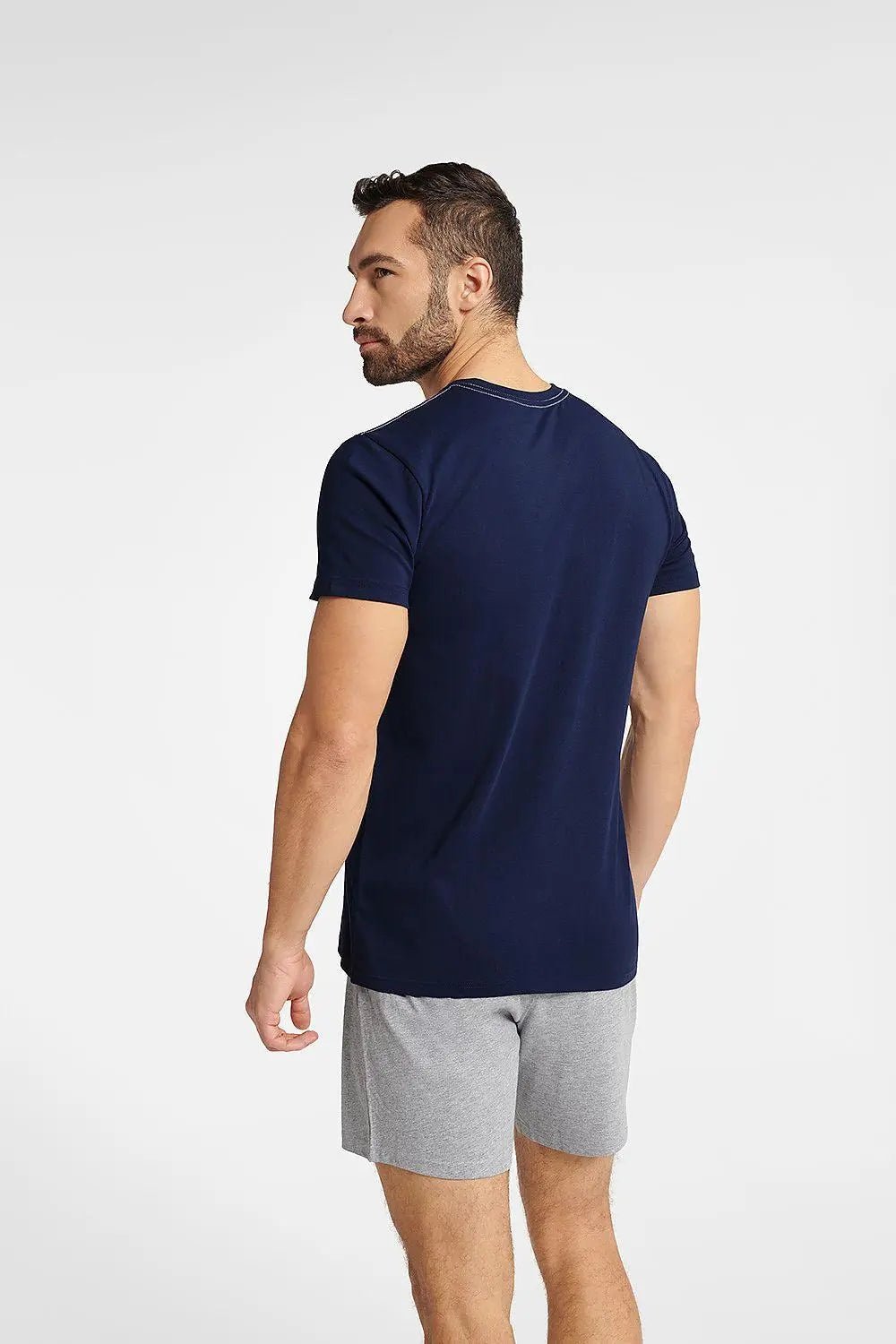 Henderson T-shirt and shorts Men's pajamas - Honesty Sales