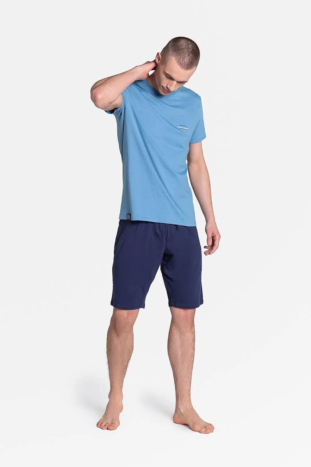 Henderson v-neck t-shirt men's pyjamas - Honesty Sales