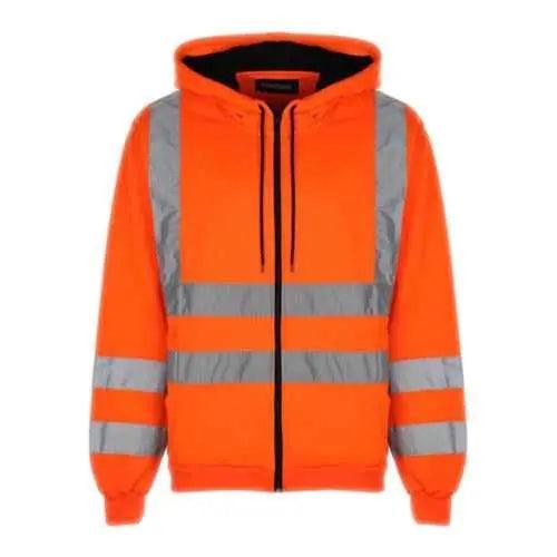 Hi Vis HV008 Hooded Zipper - Honesty Sales