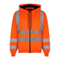 Hi Vis HV008 Hooded Zipper - Honesty Sales
