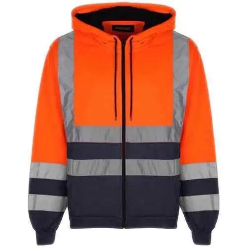 Hi Vis HV008 Hooded Zipper - Honesty Sales