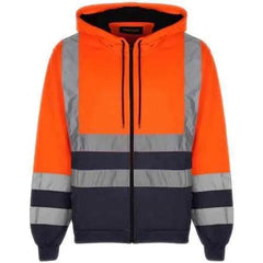 Hi Vis HV008 Hooded Zipper - Honesty Sales