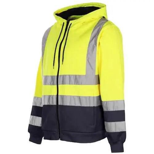 Hi Vis HV008 Hooded Zipper - Honesty Sales