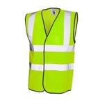 Hi Viz Safety Yellow Waistcoat - Honesty Sales