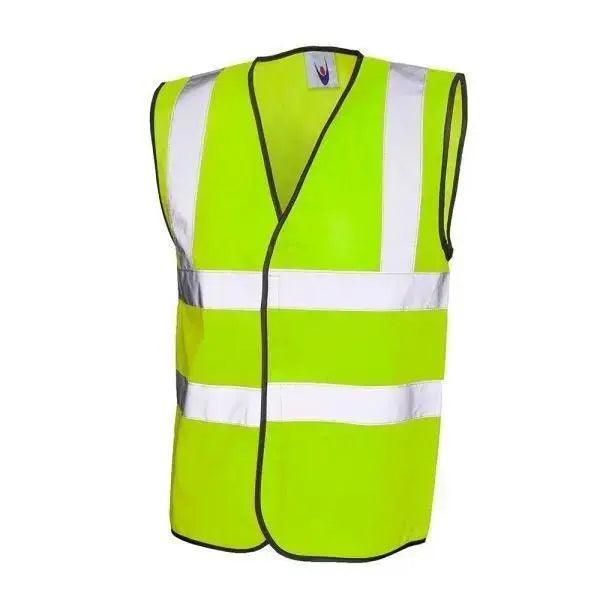 Hi Viz Safety Yellow Waistcoat - Honesty Sales