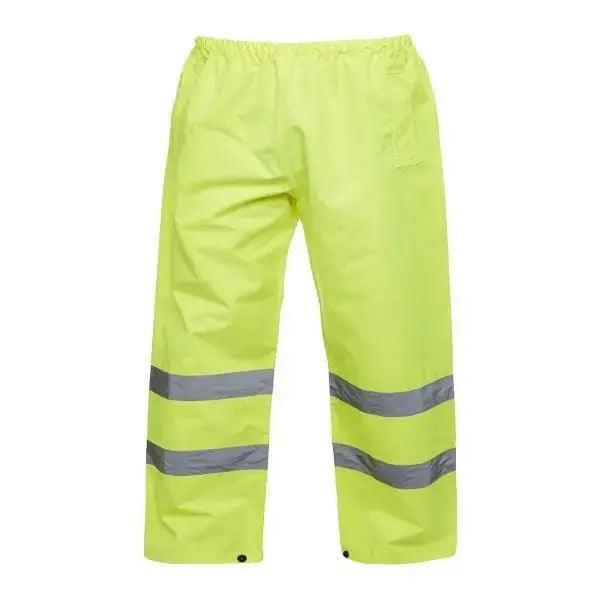 Hi Viz Trouser Yellow Lightweight, protective and safe - Honesty Sales