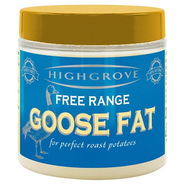 HIGHGROVE Free Range Goose Fat 210ml (12 x 180g) - Honesty Sales