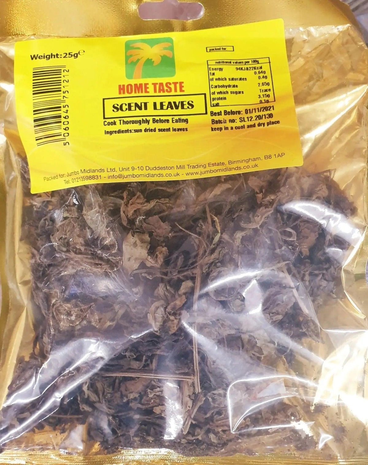 Home Taste Scent Leaves 25g - Honesty Sales