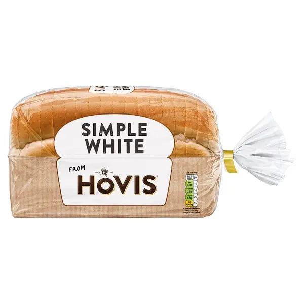 Hovis Simple White Sliced White Bread 800g - Honesty Sales