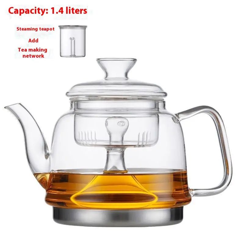Induction Cooker Special Glass Teapot Flat Bottom High Temperature Resistant - Honesty Sales