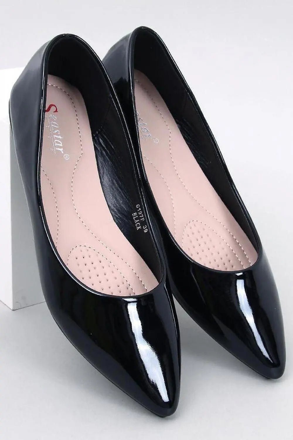 Inello Lacquered ballerinas ballet flats for women - Honesty Sales