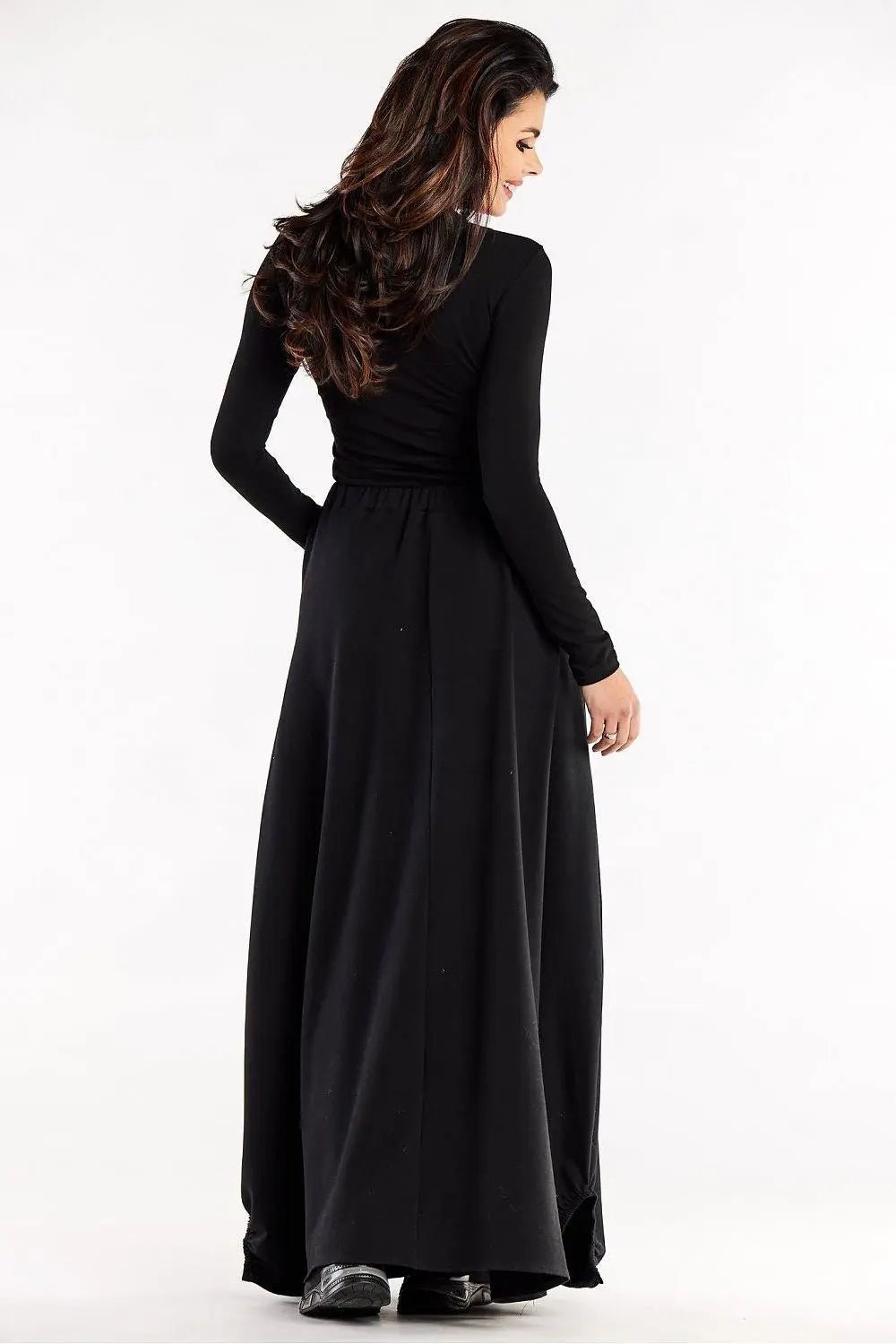 Infinite You elastic waist band long skirt - Honesty Sales