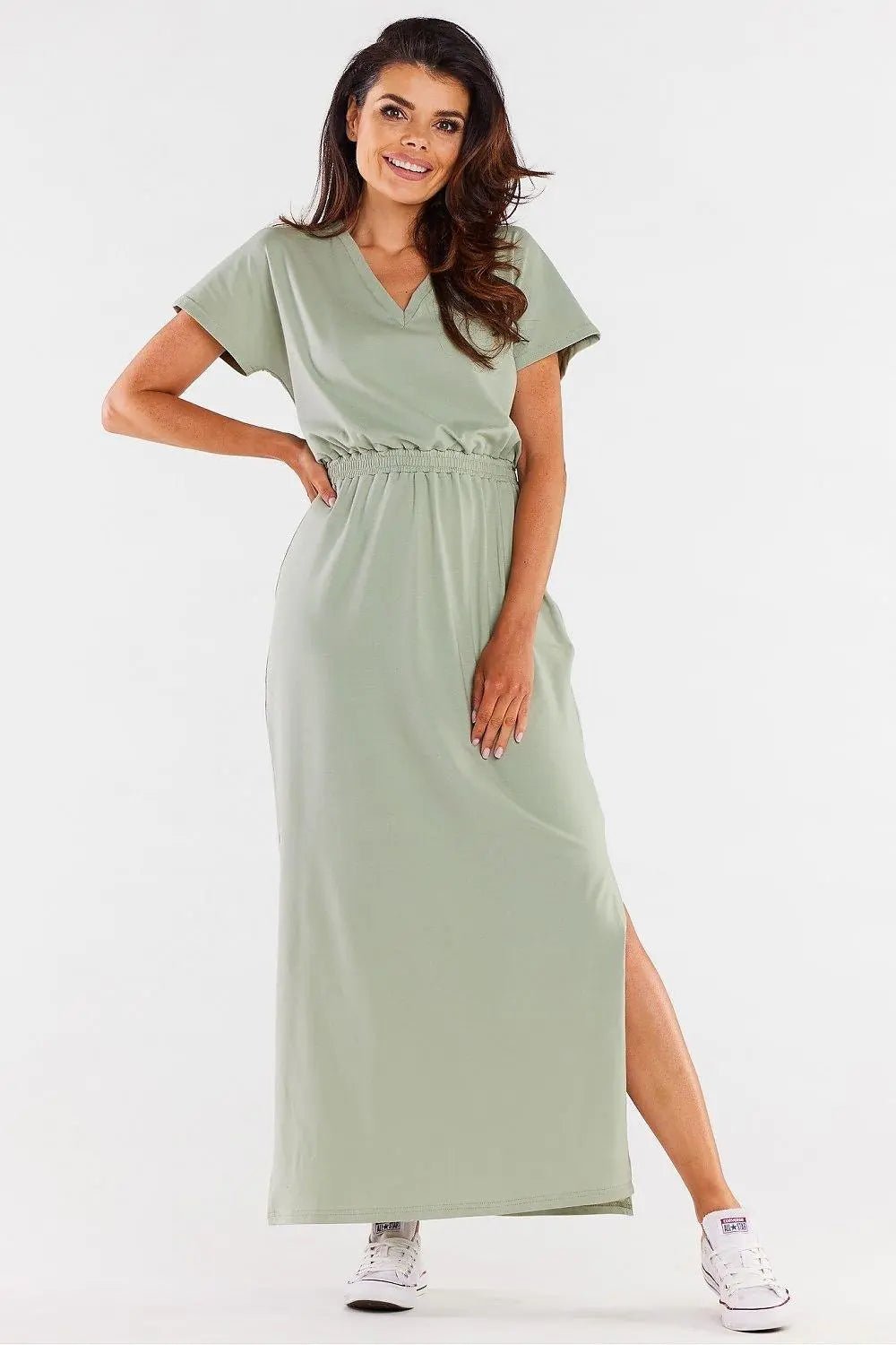 Infinite You heart neckline maxi dress - Honesty Sales