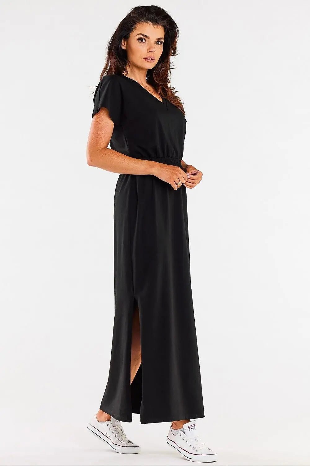 Infinite You heart neckline maxi dress - Honesty Sales