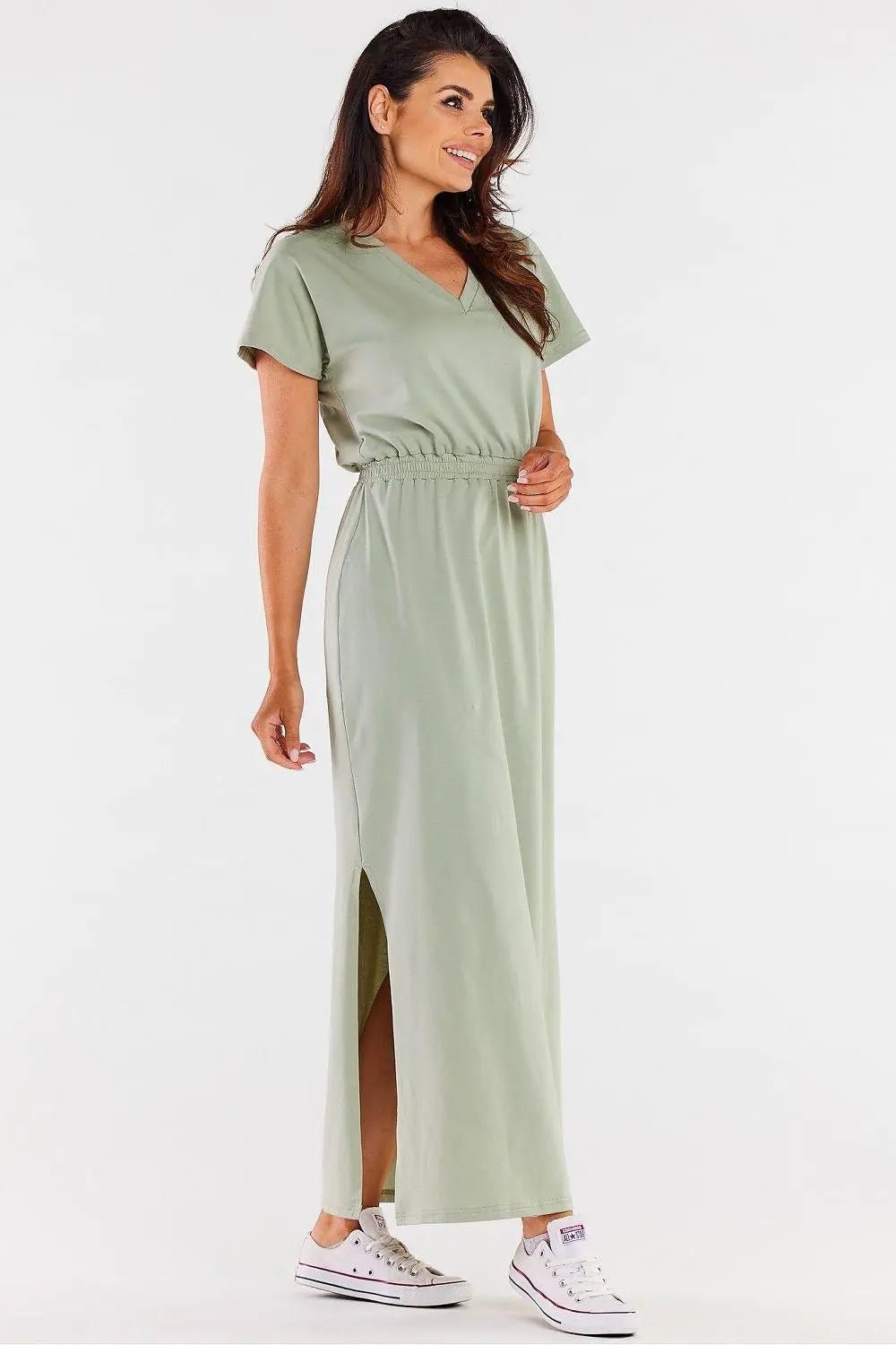 Infinite You heart neckline maxi dress - Honesty Sales