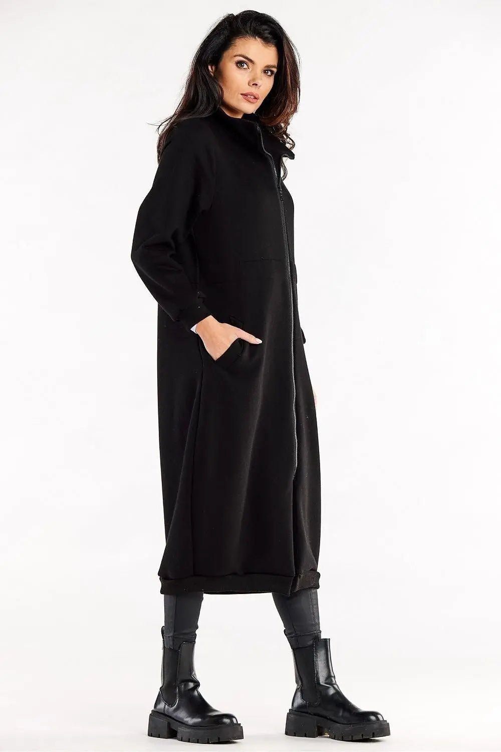 Infinite You long sleeves and high collar sweatshirt - Honesty Sales