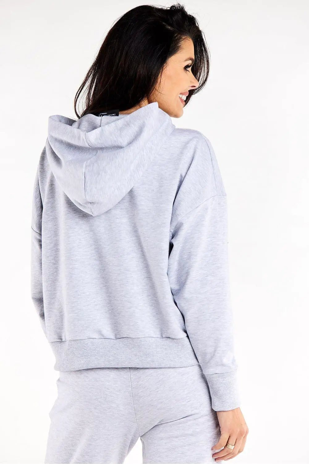 Infinite You long sleeves hood and decorative sweatshirt - Honesty Sales