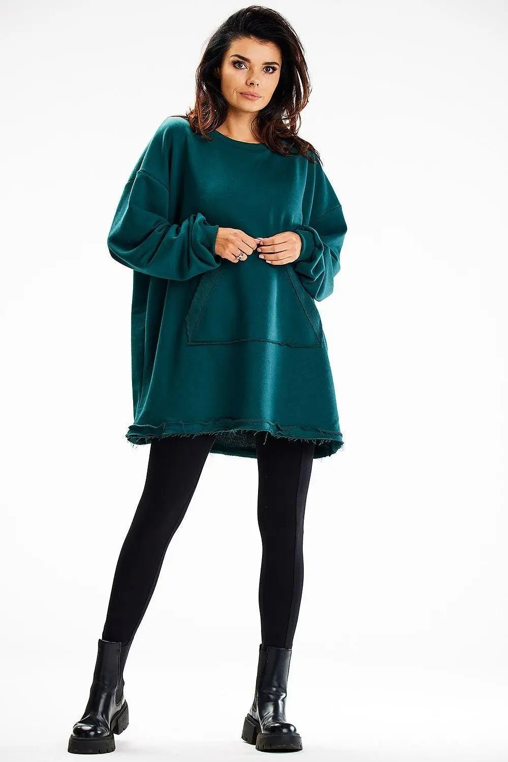 Infinite You loose cut comfortable sweatshirt - Honesty Sales