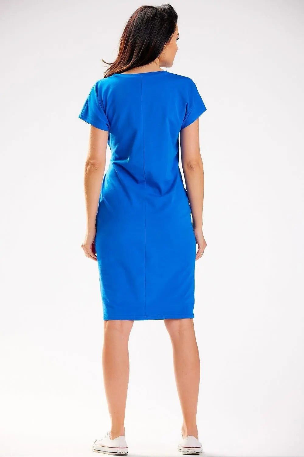 Infinite You short sleeves midi dress - Honesty Sales