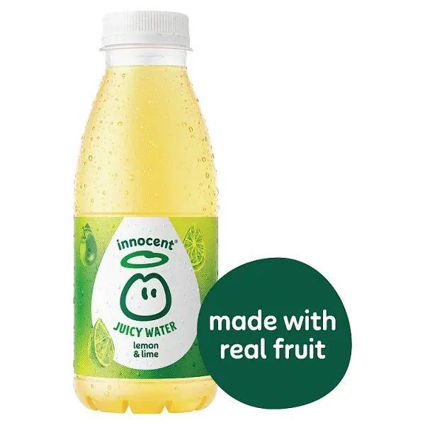 innocent Juicy Water Lemon & Lime 420ml (Case of 12)  Honesty Sales U.K