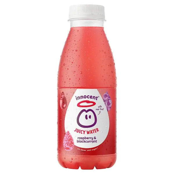 innocent Juicy Water Raspberry & Blackcurrant 420ml (Case of 12)  Honesty Sales U.K Main image