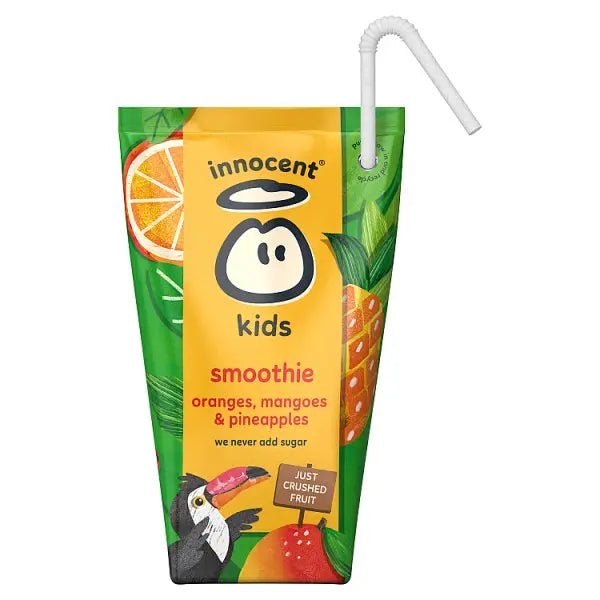innocent Kids Oranges, Mangoes & Pineapples Smoothies 4x150ml - Honesty Sales