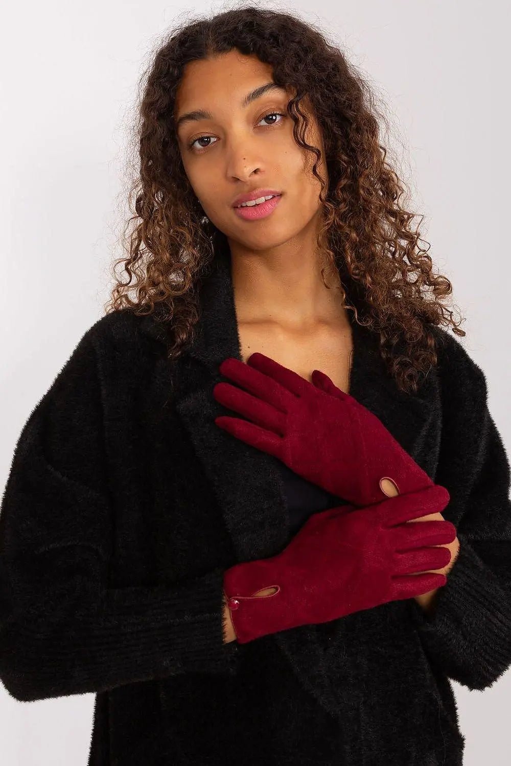insulated fabric in a decorative geometric pattern gloves - Honesty Sales
