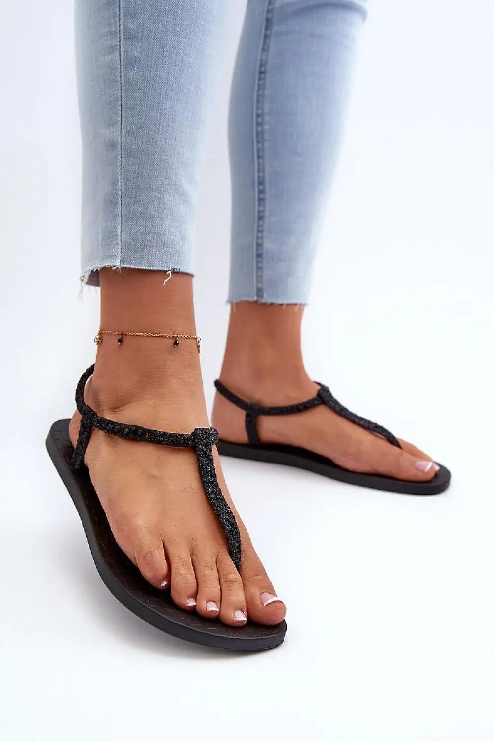 Ipanema Women’s Sandals – Eco-Friendly Glitter Design with Buckle Closure - Honesty Sales