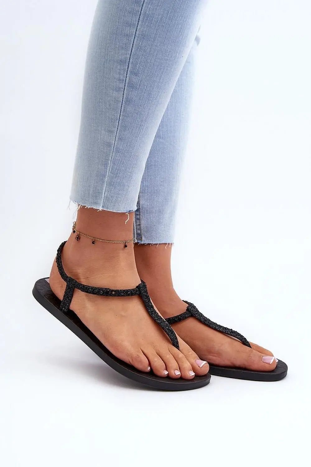 Ipanema Women’s Sandals – Eco-Friendly Glitter Design with Buckle Closure - Honesty Sales