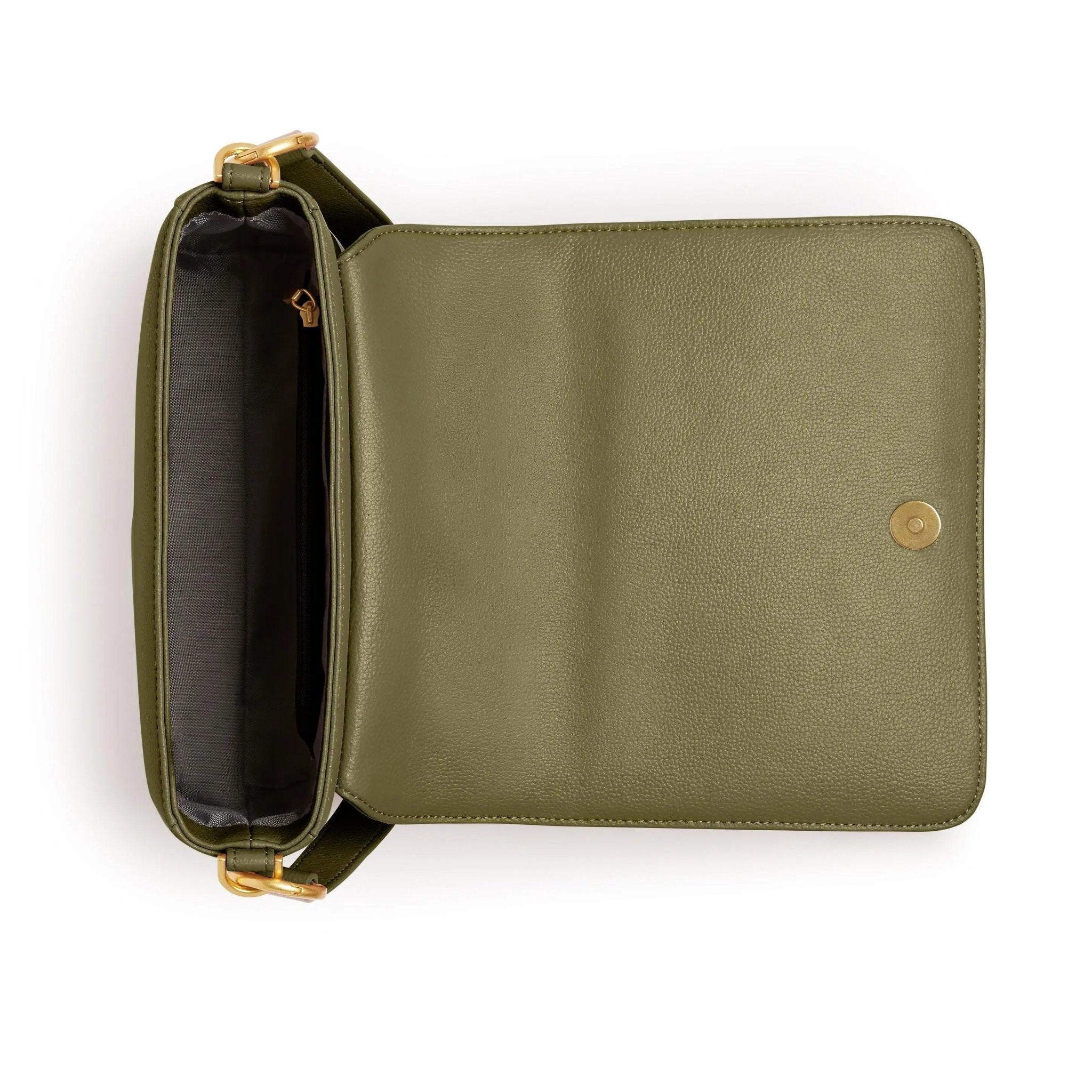 Iris Shoulder Bag in Green - Honesty Sales