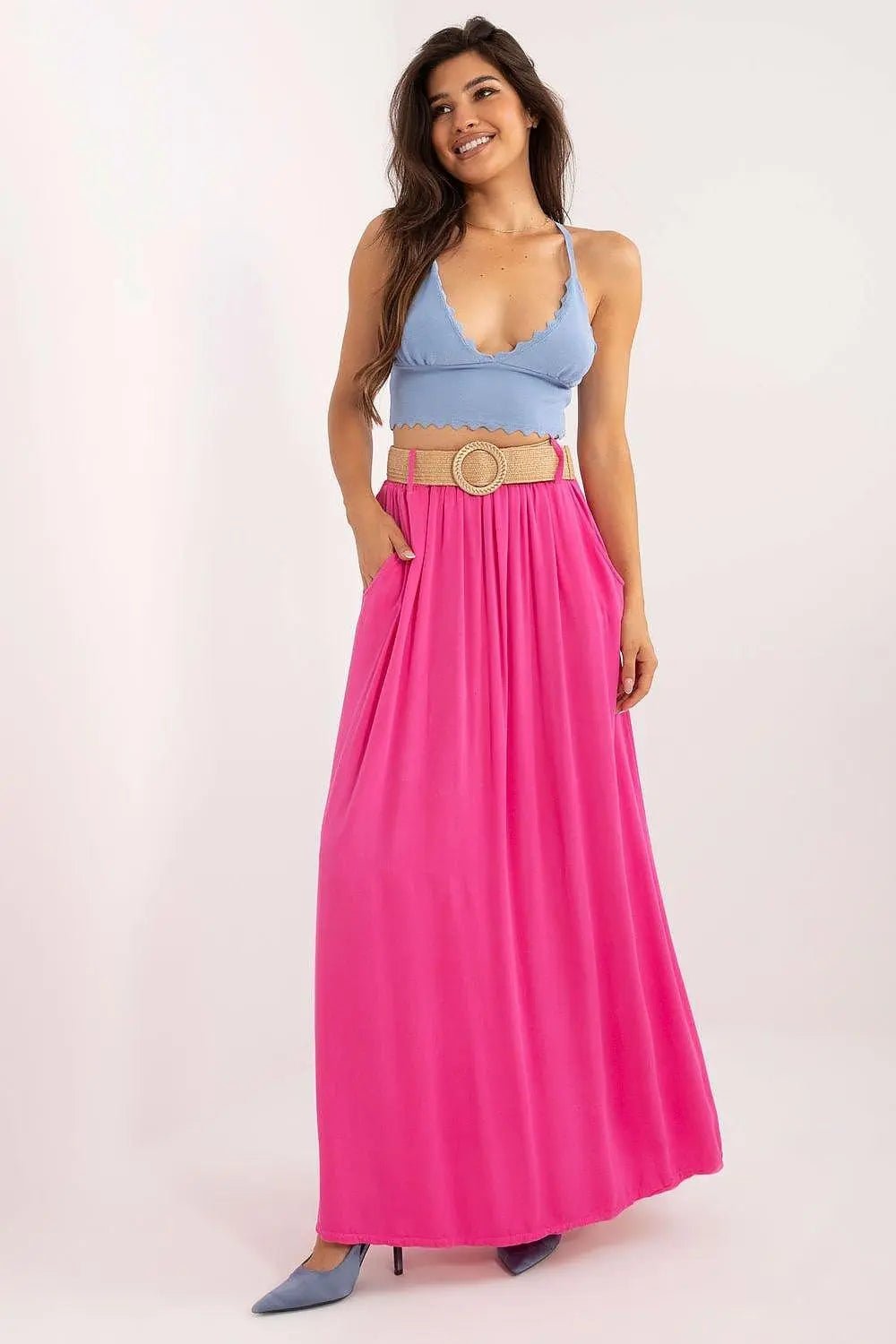 Italy Moda casual long maxi skirt - Honesty Sales