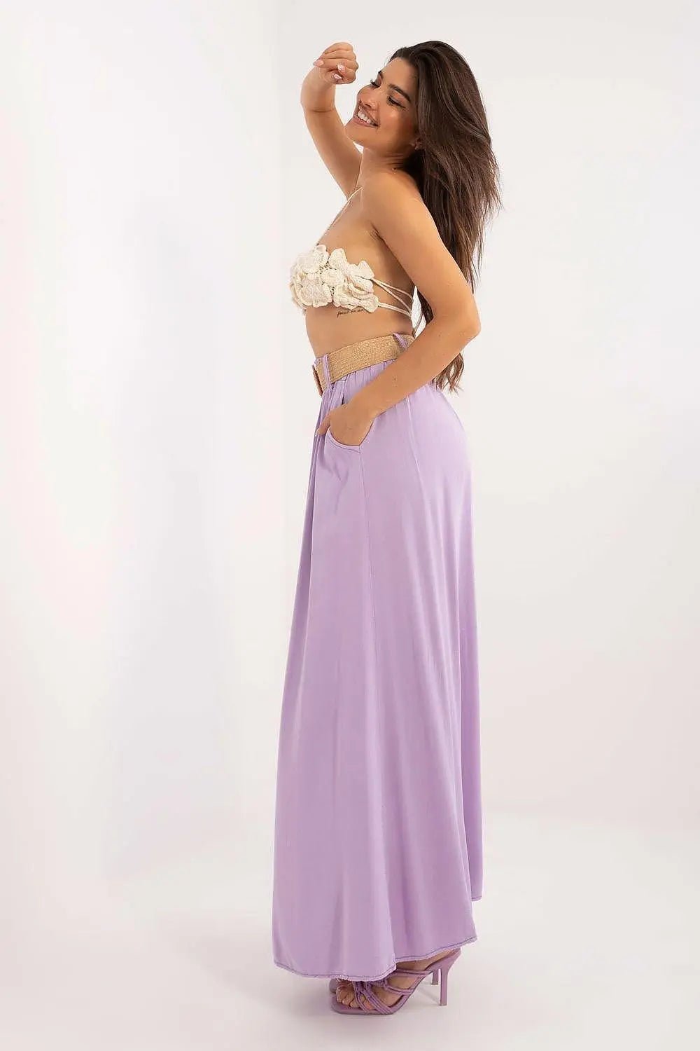 Italy Moda casual long maxi skirt - Honesty Sales