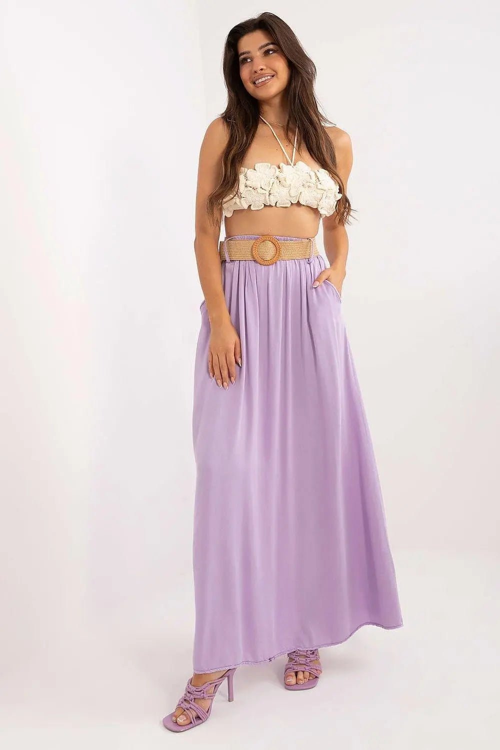 Italy Moda casual long maxi skirt - Honesty Sales