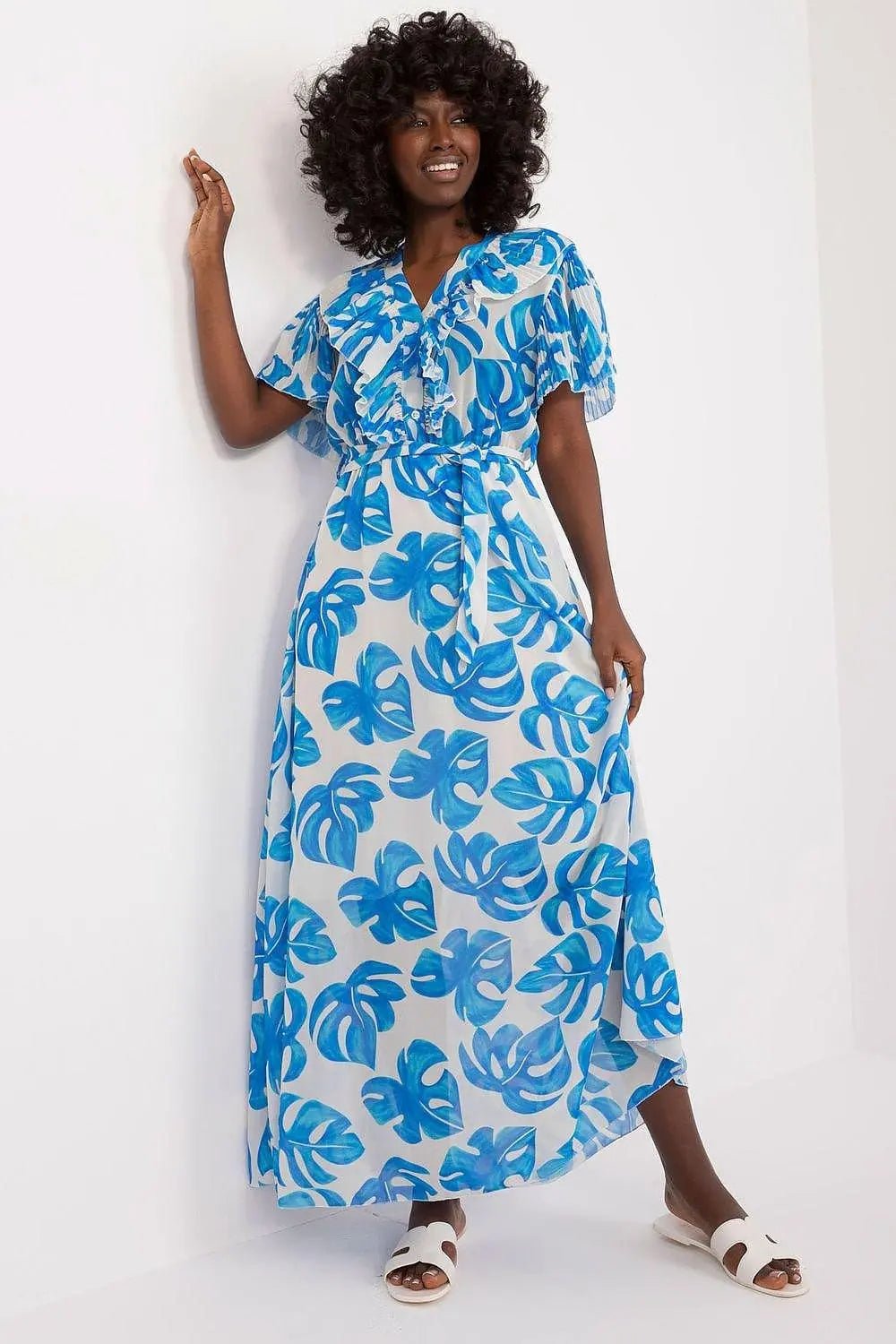 Italy Moda fashionable lightweight polyester womens dress - Honesty Sales