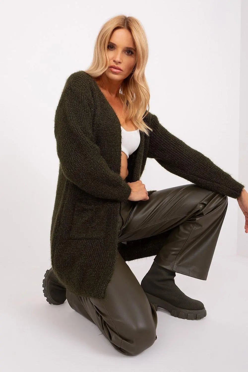 Italy Moda high-quality acrylic cardigan - Honesty Sales
