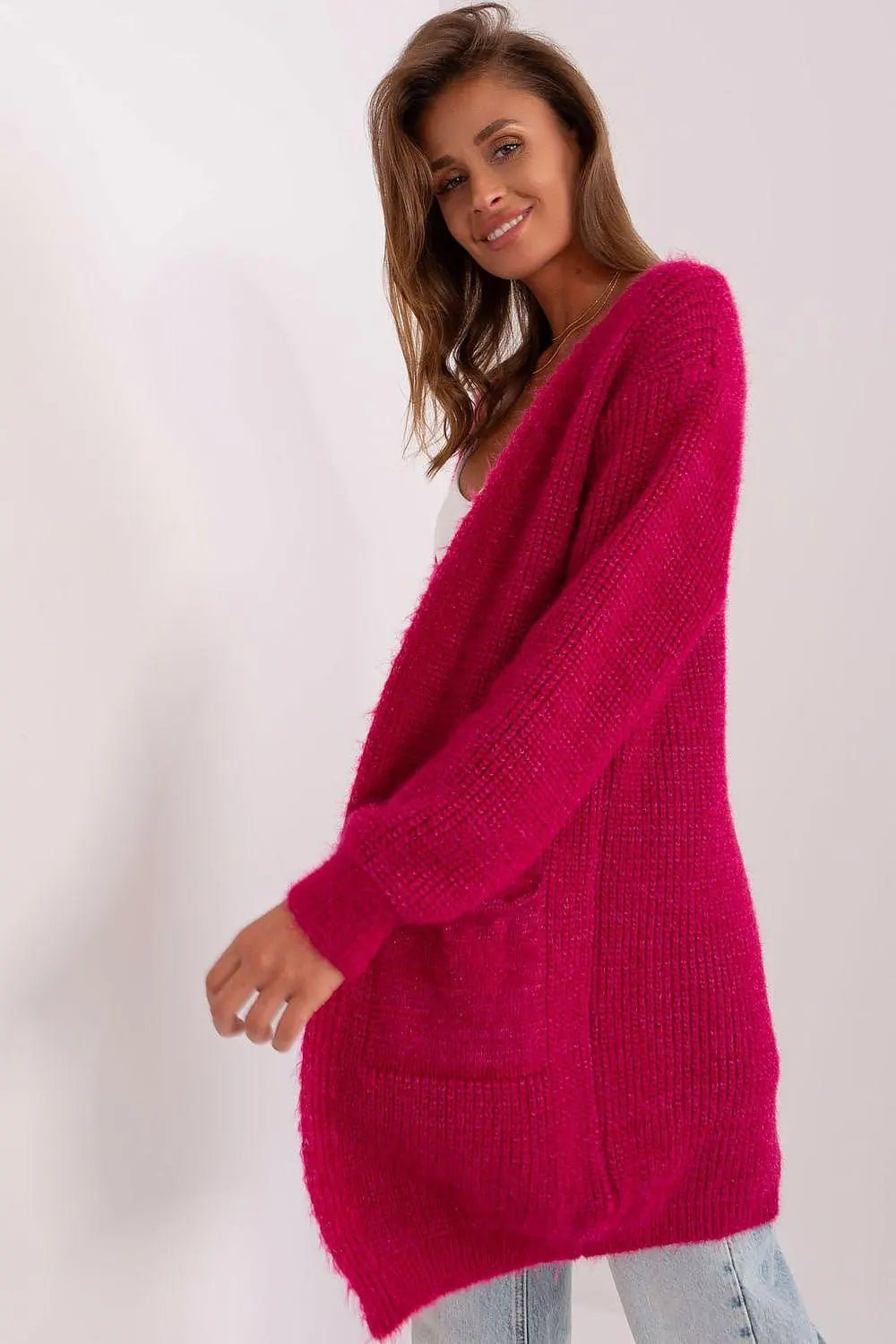 Italy Moda high-quality acrylic cardigan - Honesty Sales