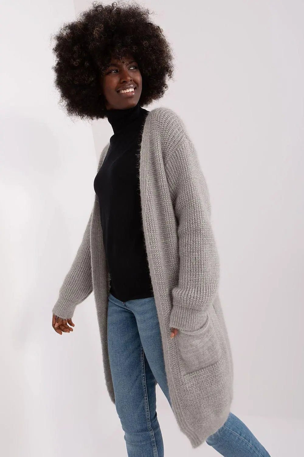 Italy Moda high-quality acrylic cardigan - Honesty Sales