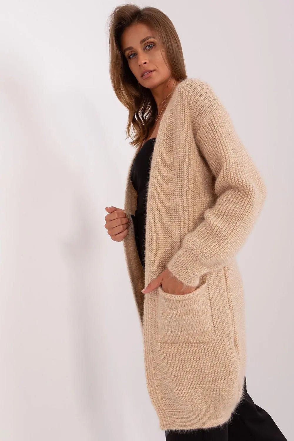 Italy Moda high-quality acrylic cardigan - Honesty Sales